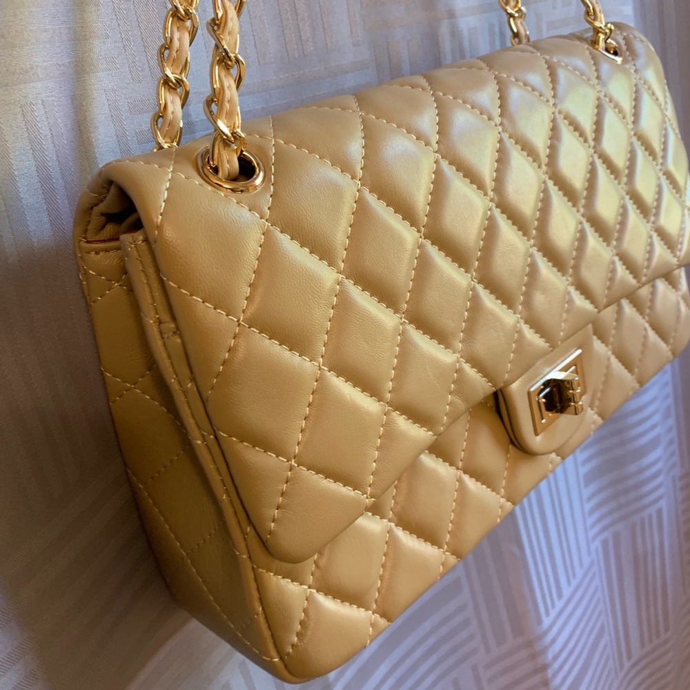 Quilted Double Flap Purse
